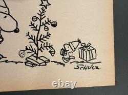 Charles Schulz Dessin de Noël de Charlie Brown