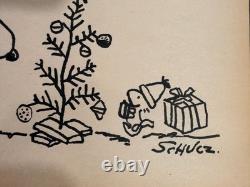 Charles Schulz Dessin de Noël de Charlie Brown