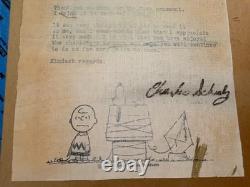 Charles Schulz Dessin de Noël de Charlie Brown