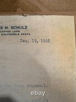 Charles Schulz Dessin de Noël de Charlie Brown