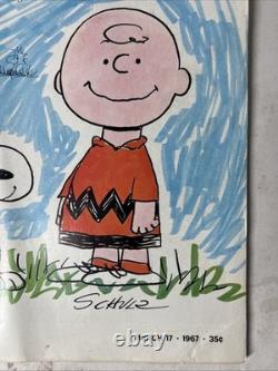 Charles Schulz a signé le magazine LIFE, Charlie Brown et Snoopy en 1967