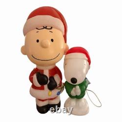 Charlie Brown 22 Père Noël & Snoopy 14 Moule à souffler de Noël Lot Peanuts