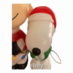 Charlie Brown 22 Père Noël & Snoopy 14 Moule à souffler de Noël Lot Peanuts