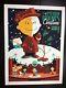 Charlie Brown Christmas Whalen Signé Peanuts Snoopy Lim Edn Print! 205 $