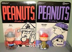 Charlie Brown Lucy Linus Shroeder Sally Snoopy Reaction Super7 Peanuts 3 Funko