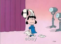 Charlie Brown Noël PEANUTS Snoopy Lt Ed 65 Cel + 2 Impressions dont une signée mlc17