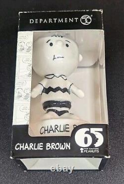 Charlie Brown Peanuts 65e Anniversaire FIGURINE EN PORCELAINE DEPARTMENT56 2015