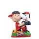 Charlie Brown & Snoopy Atlanta Braves Peanuts Double Mini Bighead Bobblehead Mlb<br/><br/>(note: "bighead" And "mini" Are Left Untranslated As They Are Specific Terms Used In English For This Type Of Collectible Item)