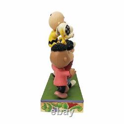Charlie Brown, Snoopy & Gang Figure A Grand Celebration Jim Shore PEANUTS Nouveau<br/>		 <br/> (Note: The translation assumes 'New' refers to the product being new, not part of the title)