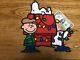 Charlie Brown & Snoopy Noël 3d Bois Art