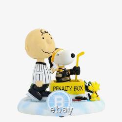 Charlie Brown Snoopy Woodstock Boston Bruins Peanuts boîte de pénalité bobblehead
