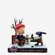 Charlie Brown Et Snoopy Commémoratif 2024 Nhl All-star Mini Scène Bobblehead