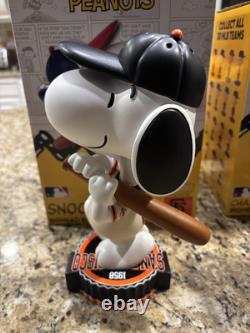 Charlie Brown et Snoopy San Francisco Giants FOCO Peanuts Bighead Bobblehead MLB