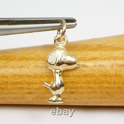 Charme en Or Jaune 375 9ct 9k de Snoopy Dog Charlie Brown Cartoon C173