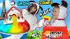 Chase S Corner Snoopy Snow Cones W Grand-mère Les Cacahuètes Jeux De Film U0026 Magic 23 Doh Beaucoup De Plaisir