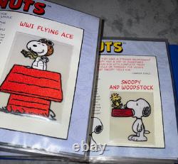 Classeur Willabee & Ward Collection Peanuts avec 22 écussons Snoopy Charlie Brown CC1
