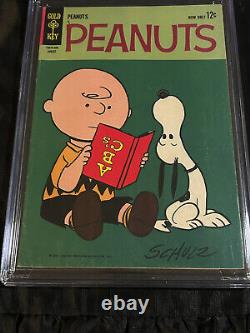 Clé d'or 1963 Peanuts #2 CGC 6.0 FINE Couverture précoce de Charlie Brown & Snoopy