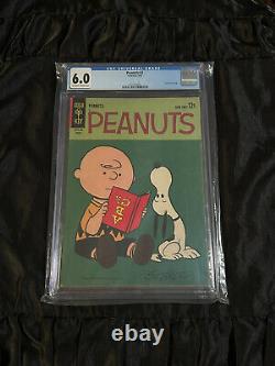 Clé d'or 1963 Peanuts #2 CGC 6.0 FINE Couverture précoce de Charlie Brown & Snoopy