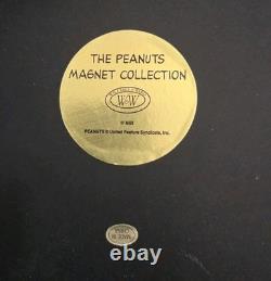 Collection de 13 aimants Willabee & Ward Peanuts : Charlie Brown, Snoopy, etc.