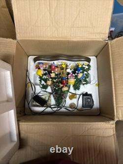 Collection de Noël Peanuts, présentoir de Noël Snoopy Charlie Brown Woodstock