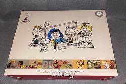 Collection de crèches Peanuts Hallmark 2023, ensemble de 7 pièces Charlie Brown, Snoopy Nib