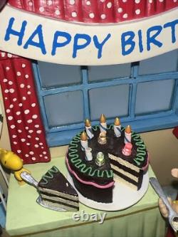 Collection de vacances lumineuse Peanuts de Danbury Mint Joyeux Anniversaire Meilleur Jamais Sans Boîte