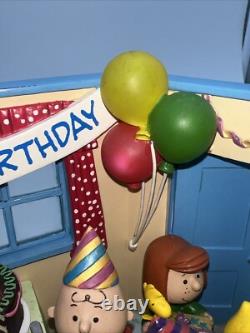 Collection de vacances lumineuse Peanuts de Danbury Mint Joyeux Anniversaire Meilleur Jamais Sans Boîte