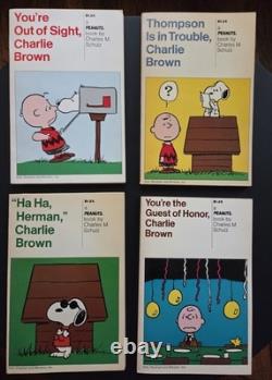 Collection vintage Peanuts 22 livres de Charlie Brown 1962-1973 17 premières éditions