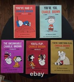 Collection vintage Peanuts 22 livres de Charlie Brown 1962-1973 17 premières éditions