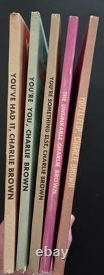 Collection vintage Peanuts 22 livres de Charlie Brown 1962-1973 17 premières éditions