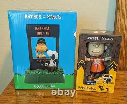 Combo de cacahuètes des Houston Astros ! 2024 & 2025 Lucy Snoopy Charlie Brown 75e anniversaire