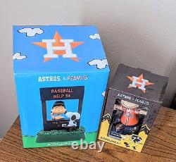 Combo de cacahuètes des Houston Astros ! 2024 & 2025 Lucy Snoopy Charlie Brown 75e anniversaire