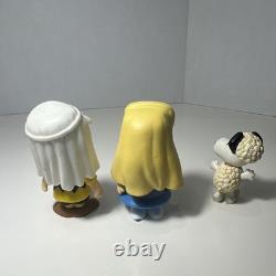 Crèche de Noël Peanuts – Ensemble de 9 figurines Snoopy, Woodstock, Charlie Brown et Lucy – 2007