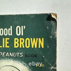 Croquis signé Schulz et Charlie Brown de 1957, nouveau Peanuts, bon vieux Charlie Brown