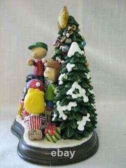 Danbury Menthe Crazout Christmas De Noël Est ICI Charlie Brown Snoopy & Friends