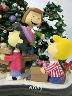 Danbury Menthe Crazout Christmas De Noël Est ICI Charlie Brown Snoopy & Friends