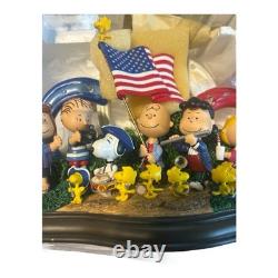 Danbury Mint Charlie Brown Snoopy Peanuts Noël Yankee Doodle Dandy B321