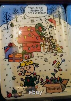 Danbury Mint Christmas Avec Charlie Brown Peanuts Snoopy