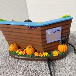 Danbury Mint Farce ou Friandise, Charlie Brown ! Décor lumineux d'Halloween RARE