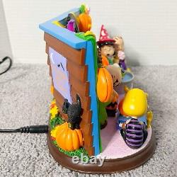 Danbury Mint Farces ou Friandises, Charlie Brown ! Décor lumineux d'Halloween RARE