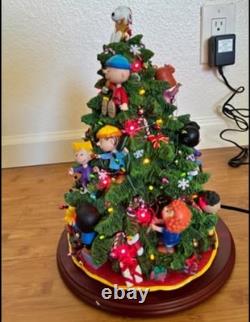 Danbury Mint L'Arbre de Noël des Peanuts Charlie Brown Snoopy