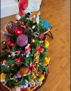 Danbury Mint L'Arbre de Noël des Peanuts Charlie Brown Snoopy