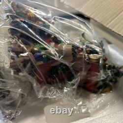 Danbury Mint La bande des Peanuts traîneau de Noël Snoopy Charlie Brown lumineux