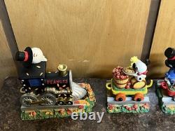 Danbury Mint Peanuts Le Train Spécial de Thanksgiving Ensemble de Figurines Charlie Brown