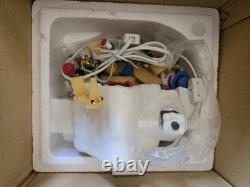 Danbury Mint Peanuts Maison de Noël Éclairée Charlie Brown Snoopy NWB