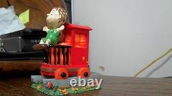 Danbury Mint Peanuts Thanksgiving Special Train Snoopy Charlie Brown Lucy Nib