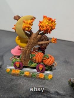 Danbury Mint Peanuts Train Express de Citrouilles Halloween Snoopy Charlie Brown
