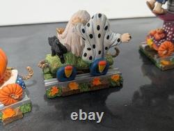 Danbury Mint Peanuts Train Express de Citrouilles Halloween Snoopy Charlie Brown