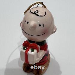 Décoration en céramique en forme de Snoopy et Charlie Brown