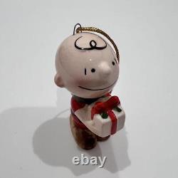 Décoration en céramique en forme de Snoopy et Charlie Brown